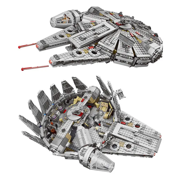 Конструктор космический корабль тысячелетний сокол Millennium Falcon звездные войны 1000190 фото