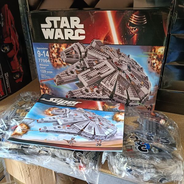 Конструктор космический корабль тысячелетний сокол Millennium Falcon звездные войны 1000190 фото