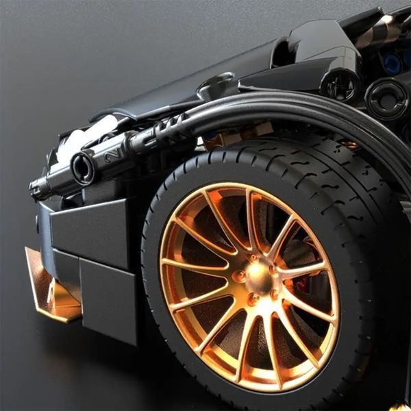 Машинка конструктор Lamborghini Black 1309 деталей 1000169 фото
