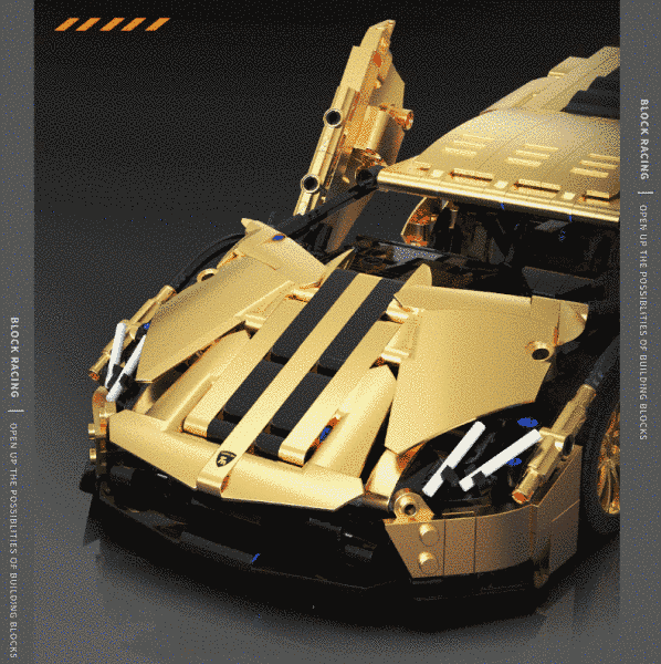 Машинка конструктор Lamborghini Gold 1309 деталей 1000170 фото