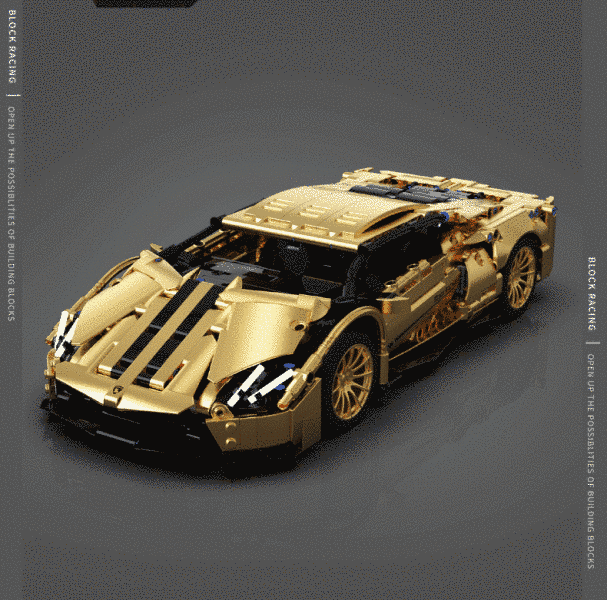 Машинка конструктор Lamborghini Gold 1309 деталей 1000170 фото