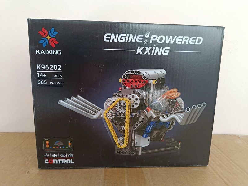 Конструктор Двигун V8 K96202 з Моторизацією, 665 дет.(динамічна версія) сумісний з лего 1000240 фото