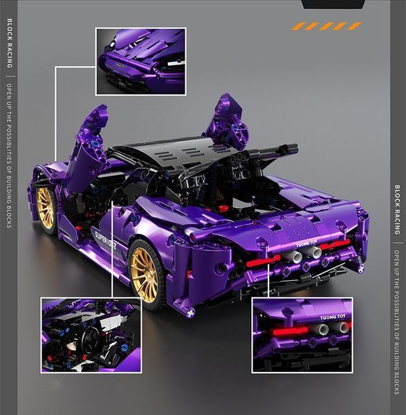 Машинка конструкторна Ferrari 1273 деталей 1000171 фото