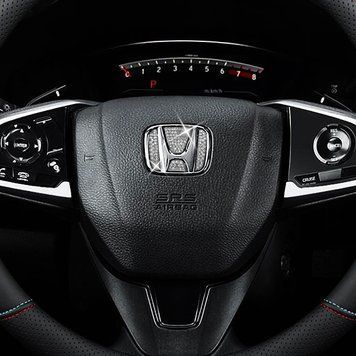 Логотип на рулевое колесо, алмазная металлическая эмблема Honda AS-100041 фото