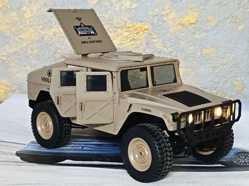 Радіокерований позашляховик JJRC Hummer 4WD (Краулер) Жовтий 1000249 фото