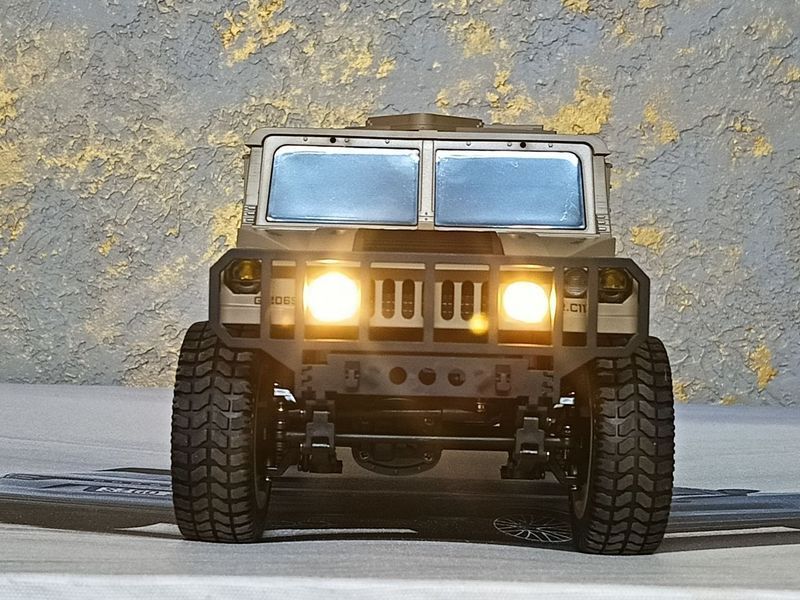 Радіокерований позашляховик JJRC Hummer 4WD (Краулер) Жовтий 1000249 фото