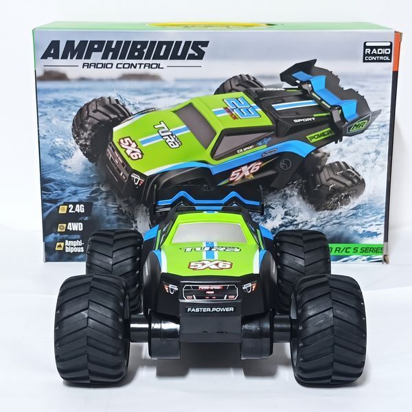 Машинка на радіокеруванні амфібія JJRC SX6 4WD, вологозахист, трюковий всюдихід 360&deg; 1000256 фото