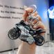 Изысканный автомобильный брелок в виде мотоцикла Серый 1000138 фото 1