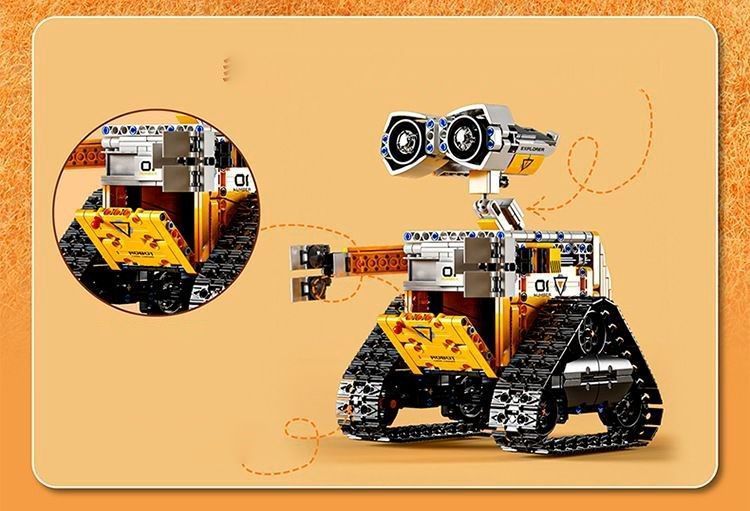 Конструктор на радіокеруванні Робот Wall-e 3в1 632 деталей 1000192 фото
