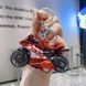 Изысканный автомобильный брелок в виде мотоцикла Красный 1000138-2 фото