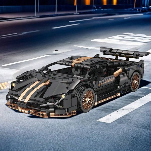 Машинка конструктор Lamborghini Black 1000157 фото