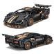 Машинка конструктор Lamborghini Black 1000157 фото 4