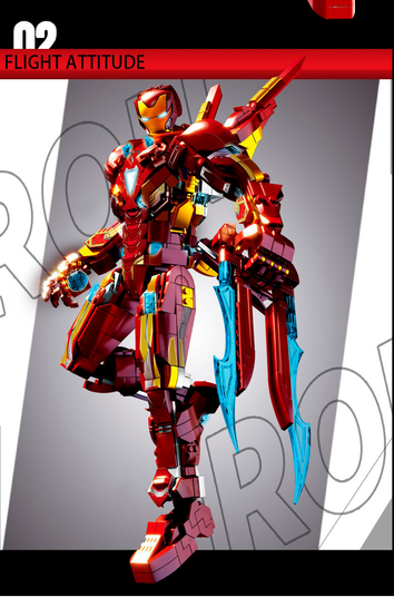 Купити Конструктор Залізна Людина Iron Man Marvel 1568 деталей