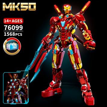 Конструктор Железный Человек Iron Man Marvel 1568 деталей совместимый с Лего 1000222 фото