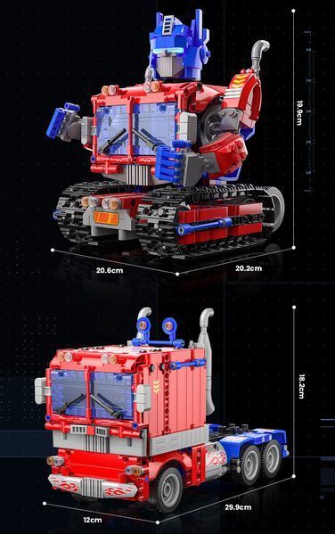 Конструктор трансформер на радіокеруванні OPTIMUS PRIME 975 деталей 1000198 фото