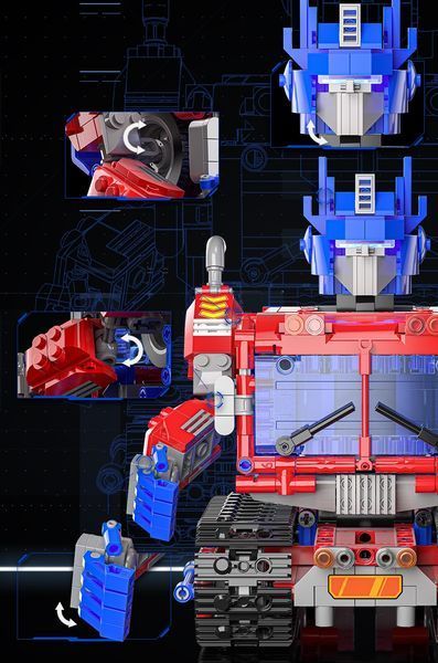 Конструктор трансформер на радіокеруванні OPTIMUS PRIME 975 деталей 1000198 фото