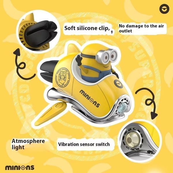 Багаторазовий ароматизатор в машину Minions  2 аромати 1000200 фото